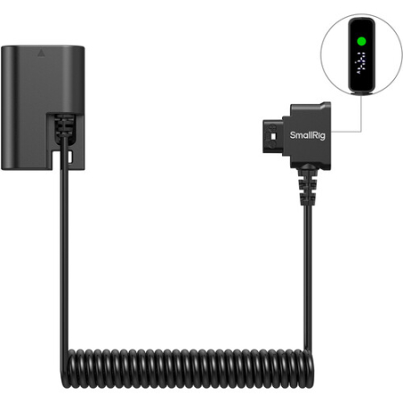 SmallRig 6656 - adapter zasilania typu Dummy, D-Tap do akumulatora Canon LP-E6P